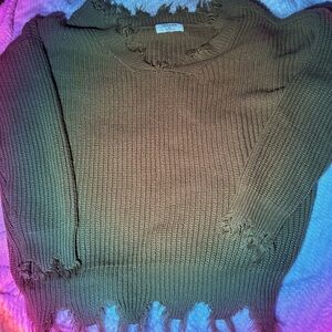 brown sweater size S.